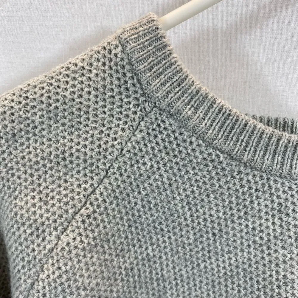 Ladies Madewell Province‎ Cross-Back Pullover Sweater Grey Size Small